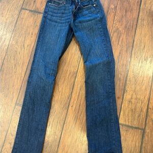 Women’s HALAA Boot-Cut Jeans in Dark Blue Wash